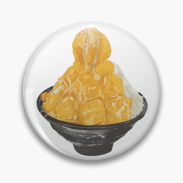 Item preview, Mango Shaved Ice Dessert – Tropical Bingsu Illustration designed and sold by FeedMeLikeUDraw.