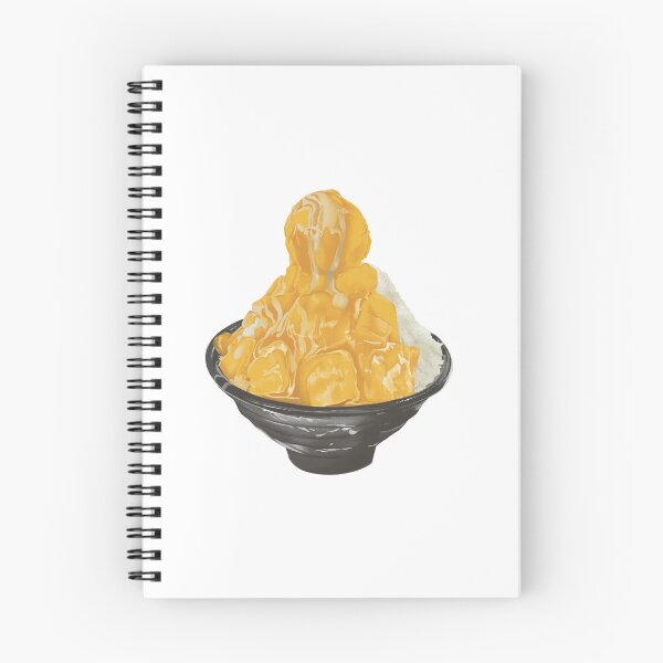 Item preview, Mango Shaved Ice Dessert – Tropical Bingsu Illustration designed and sold by FeedMeLikeUDraw.