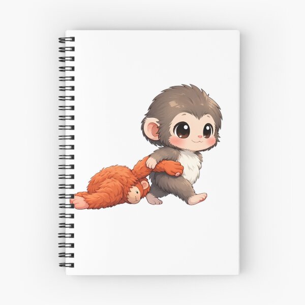 Item preview, Punch Monkey Aesthetic – Lonely Cute Monkey Emotional Art designed and sold by Dyan4.