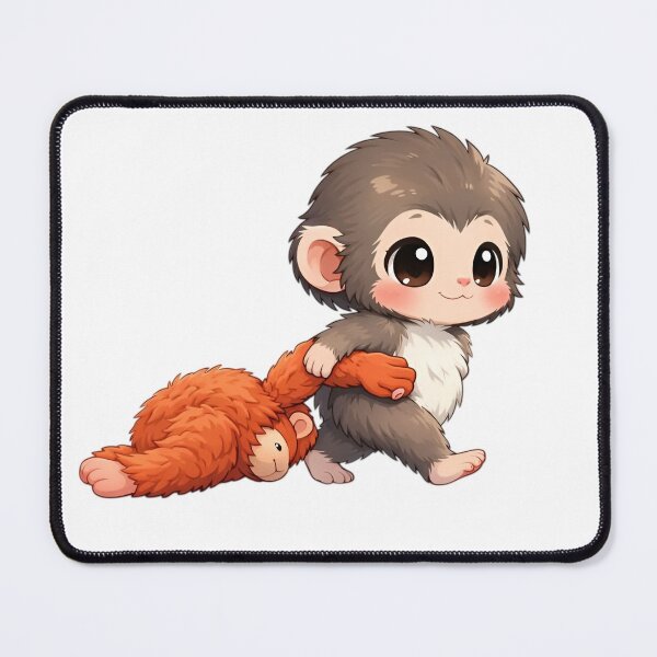 Item preview, Punch Monkey Aesthetic – Lonely Cute Monkey Emotional Art designed and sold by Dyan4.