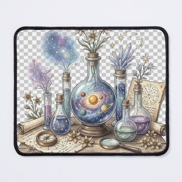 Item preview, Vintage Astronomical Alchemy Celestial Botanical Apothecary Still Life designed and sold by FloraDesign-228.