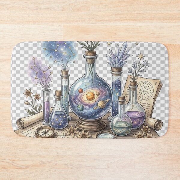 Item preview, Vintage Astronomical Alchemy Celestial Botanical Apothecary Still Life designed and sold by FloraDesign-228.