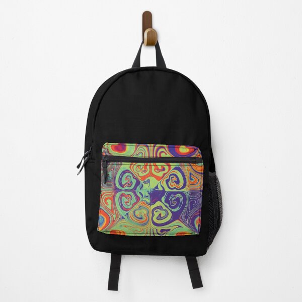 Item preview, mandala art orange purple green designed and sold by Feral Lines Studio .