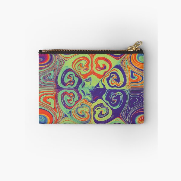 Item preview, mandala art orange purple green designed and sold by Feral Lines Studio .