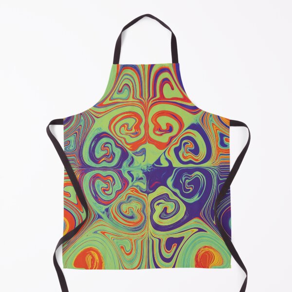 Item preview, mandala art orange purple green designed and sold by Feral Lines Studio .