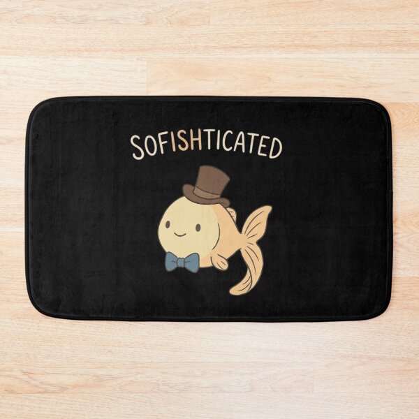 Item preview, Sofishticated - Funny Goldfish Pun designed and sold by TinyJoy Studio.