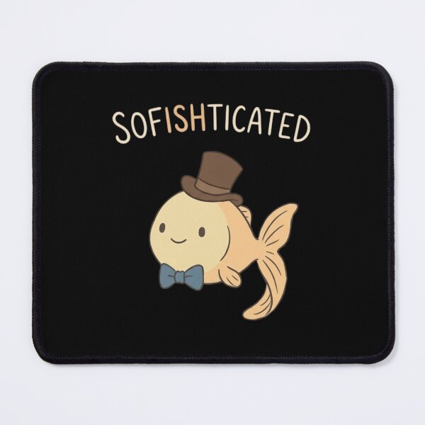 Item preview, Sofishticated - Funny Goldfish Pun designed and sold by TinyJoy Studio.
