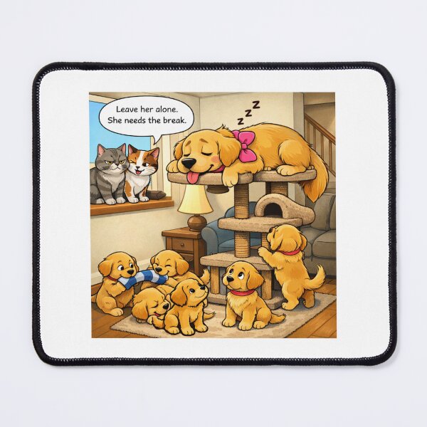 Item preview, Momma Needs a Break designed and sold by That's Comedy Pets.