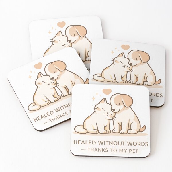 Item preview, Healed Without Words Thanks To My Pet Mental Health Pet Lover Design designed and sold by Safe Haven Pets.