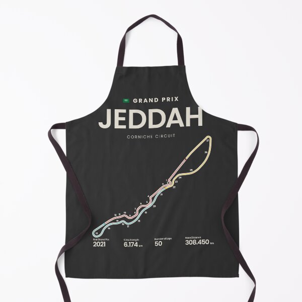 Item preview, Jeddah Corniche Circuit | Saudi Arabian Grand Prix Motorsports Map designed and sold by aio.