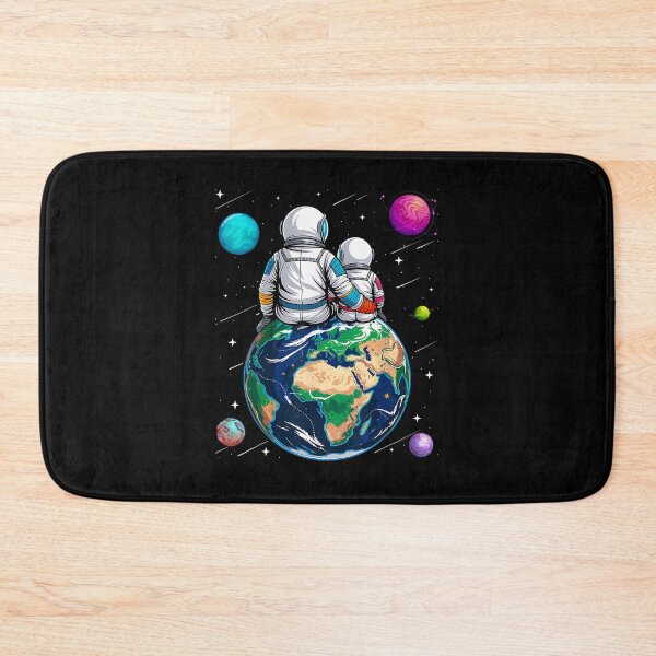 Item preview, Moon And Astronaut Dad Baby Space Science Astronomy Lover Fathers Day designed and sold by phoebelevine.