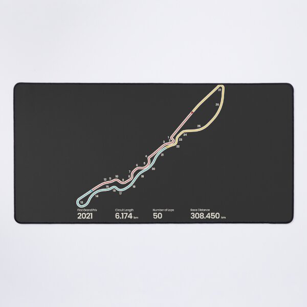 Item preview, Jeddah Corniche Circuit | Saudi Arabian Grand Prix Motorsports Map designed and sold by aio.