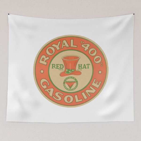 Item preview, Vintage Red Hat Royal 400 Gasoline designed and sold by QuayTradingCo.