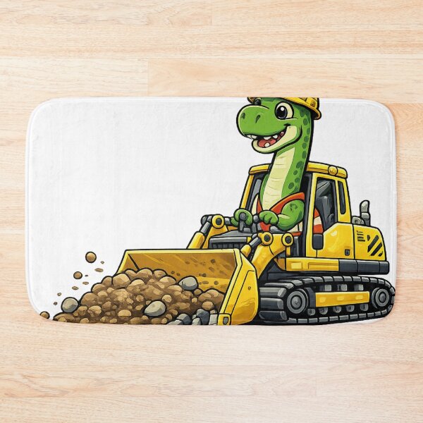 Item preview, Brontosaurus Bulldozer Driver designed and sold by Peter-Wurst.