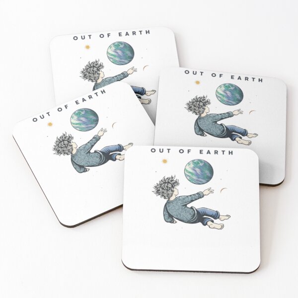 Item preview, Out of Earth Floating Boy Space Design | Minimal Cosmic Aesthetic T-Shirt Sticker designed and sold by IconicDesignsXd.