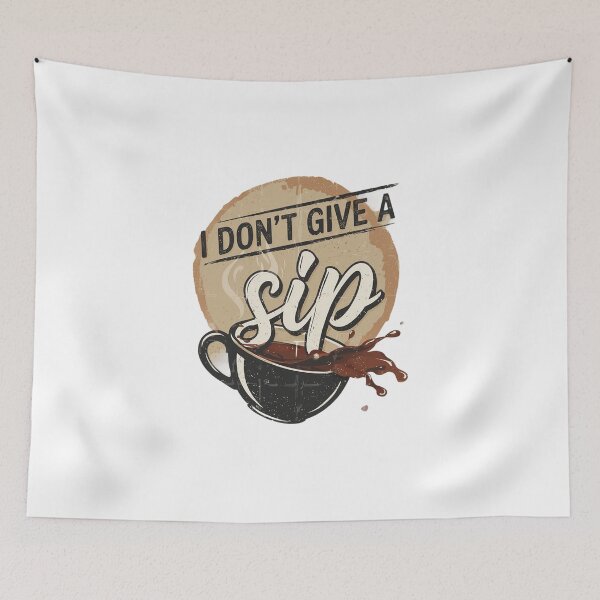 Item preview, I Don't Give a Sip Funny Unisex Graphic Tee | Premium Print-on-Demand T-Shirt designed and sold by MoolokaiApperal.