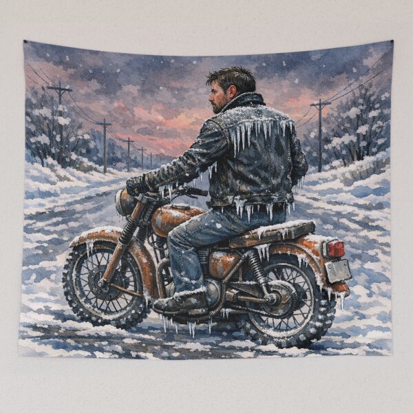 Item preview, The Long Cold Ride Home designed and sold by TinCatOutPost.