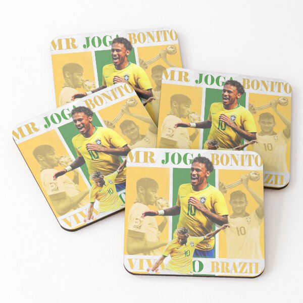 Item preview, Neymar Jr Brazil National Team Soccer Poster - Iconic Selecao Art Print designed and sold by Af-RT10.