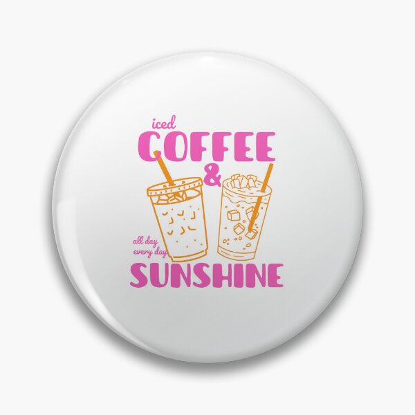 Item preview, Retro Iced Coffee and Sunshine Summer Vibe designed and sold by MotivaChic.