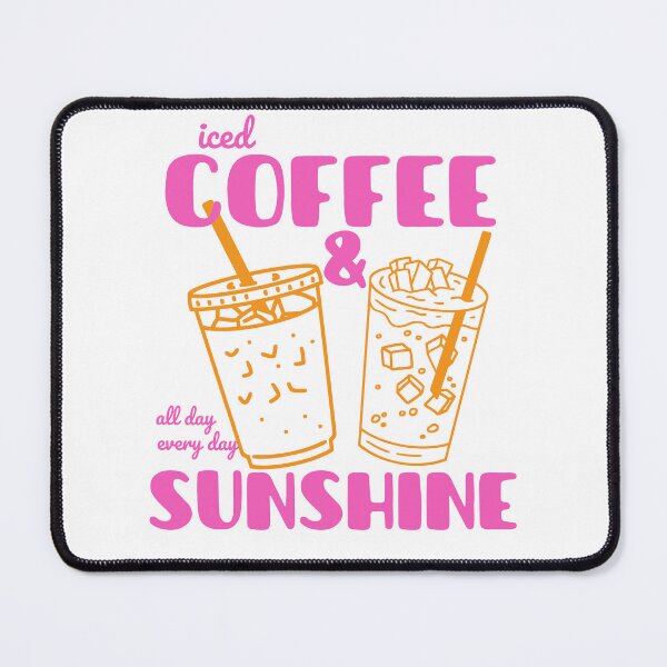 Item preview, Retro Iced Coffee and Sunshine Summer Vibe designed and sold by MotivaChic.