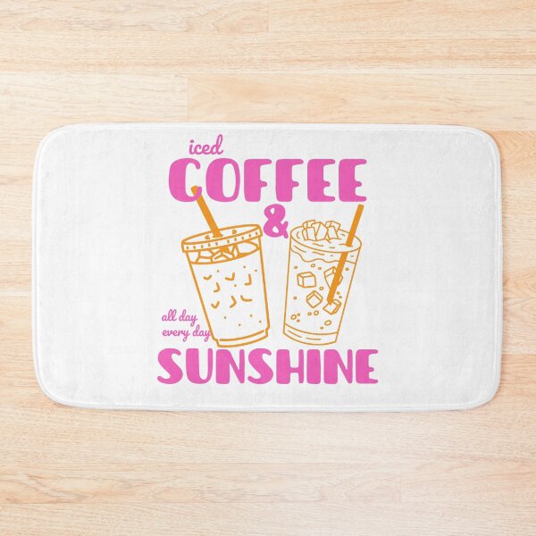 Item preview, Retro Iced Coffee and Sunshine Summer Vibe designed and sold by MotivaChic.