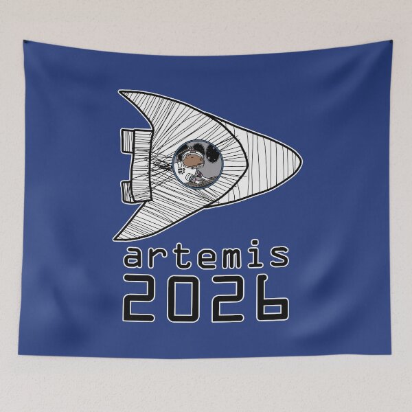 Item preview, Artemis II Moon Mission Capybara Astronaut  designed and sold by ellenhenry.