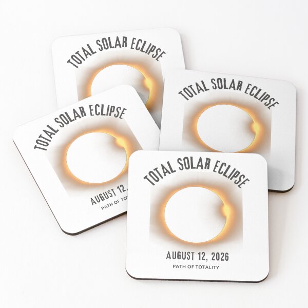 Item preview, Solar Eclipse 2026 Dramatic Vintage - Total Solar Eclipse August 12 Astronomy Gift designed and sold by AlouloDesigns.