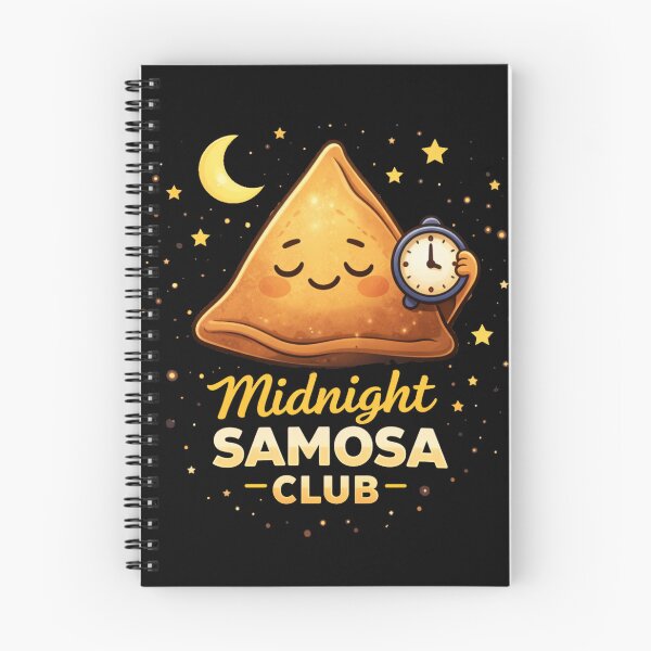 Item preview, Midnight Samosa Club – Cute Kawaii Indian Food Design | Funny Late Night Snack Lover Gift designed and sold by Globalcitytees.