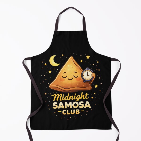 Item preview, Midnight Samosa Club – Cute Kawaii Indian Food Design | Funny Late Night Snack Lover Gift designed and sold by Globalcitytees.