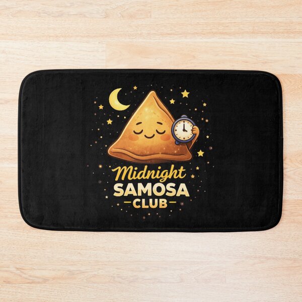 Item preview, Midnight Samosa Club – Cute Kawaii Indian Food Design | Funny Late Night Snack Lover Gift designed and sold by Globalcitytees.