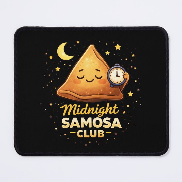Item preview, Midnight Samosa Club – Cute Kawaii Indian Food Design | Funny Late Night Snack Lover Gift designed and sold by Globalcitytees.