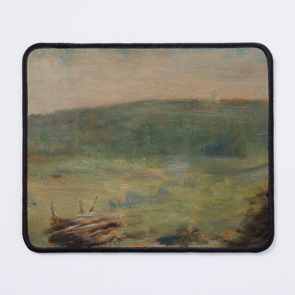 Item preview, Landscape at Saint Ouen by Georges Seurat: Neo Impressionist Landscape Poster designed and sold by artofuniverse.