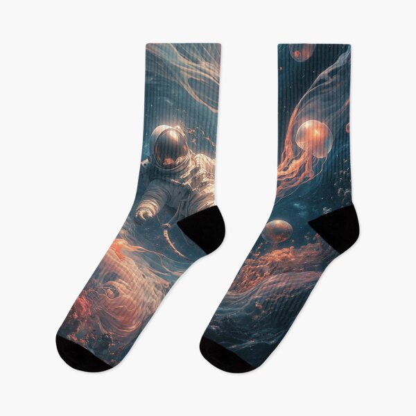 Item preview, Astronaut drifting through liquid space designed and sold by AndreBarnard.