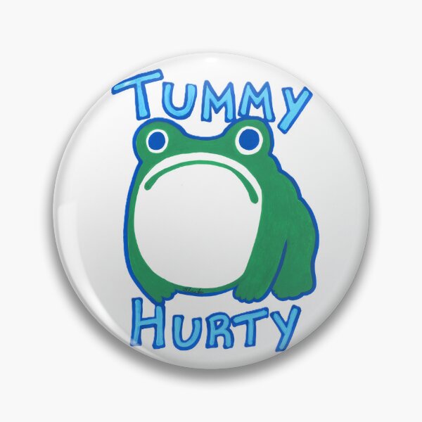 Item preview, Tummy Hurty Frog designed and sold by Flora Su.