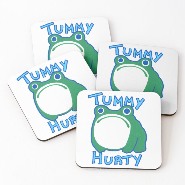 Item preview, Tummy Hurty Frog designed and sold by Flora Su.
