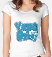 Vape On - Vape Vaping Gift Shirt Tee Women's Fitted Scoop T-Shirt