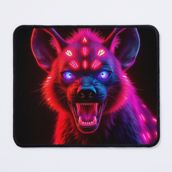 Item preview, Fierce hyena with neon lighting designed and sold by RAISC.