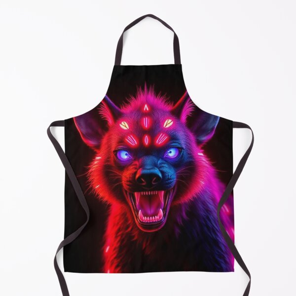 Item preview, Fierce hyena with neon lighting designed and sold by RAISC.