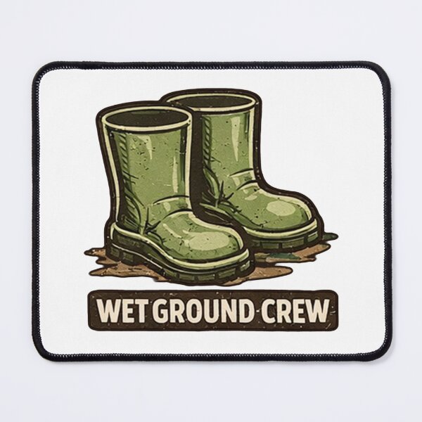 Item preview, Mud Boots Wet Ground Crew designed and sold by Bronse Wear.