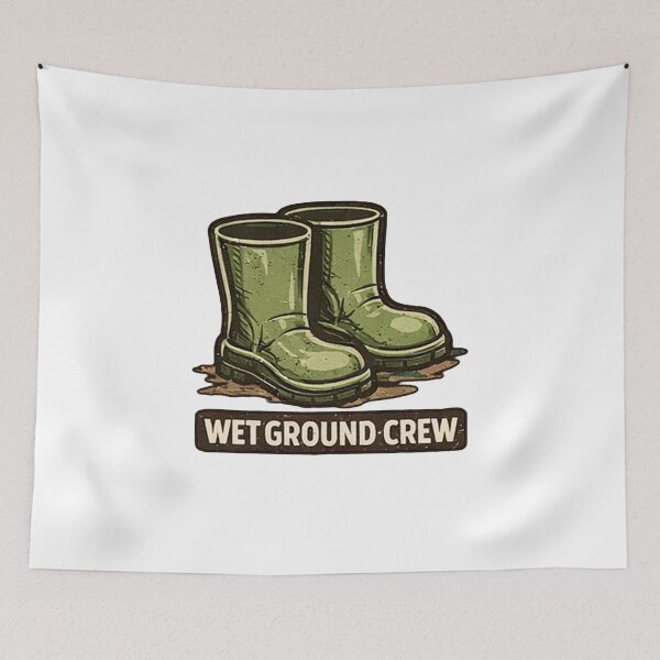 Item preview, Mud Boots Wet Ground Crew designed and sold by Bronse Wear.