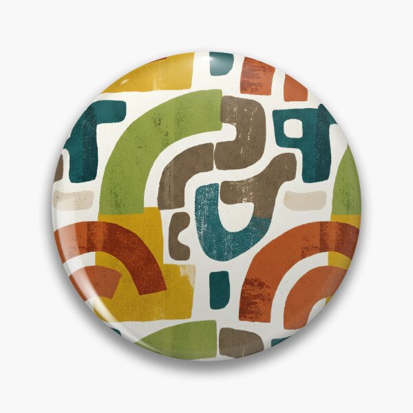 Item preview, Mid Century Modern Earthy Abstract Pattern designed and sold by 21 Tulips.