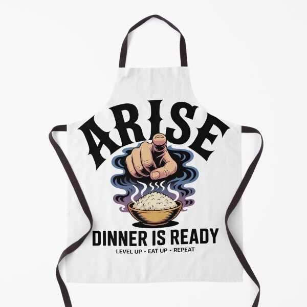 Item preview, Arise Dinner Is Ready Funny Gamer Food designed and sold by IslandTyped.