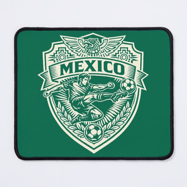 Item preview, Mexico Soccer Crest Vintage Football Badge Eagle Design designed and sold by JonelCrafts.