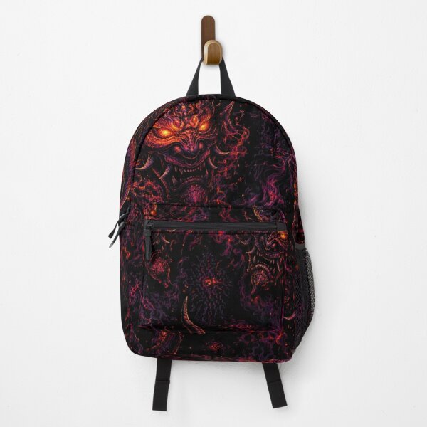 Item preview, Abyssal Oni – Dark Psychedelic Demon Pattern designed and sold by ITSimagination.