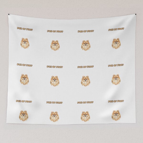 Item preview, Full Of Fluff Adorable Fluffy Dog Lover designed and sold by NatureUnleashed.