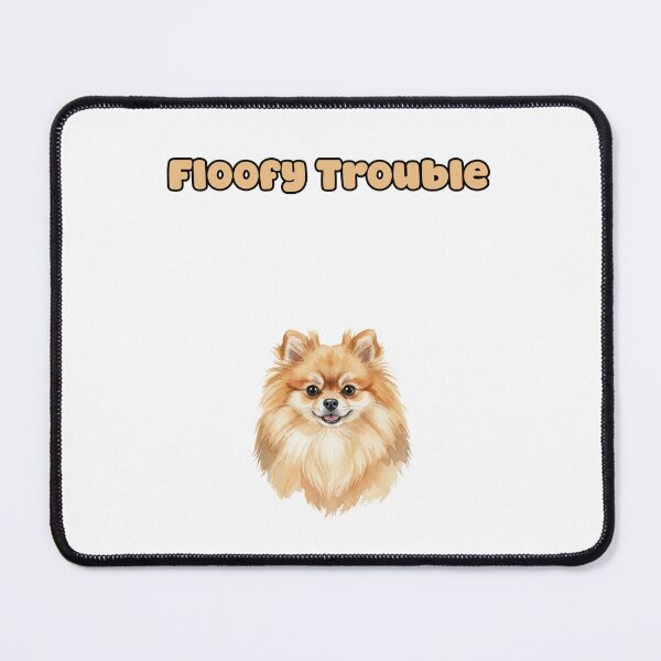 Item preview, Floofy Trouble Mischievous Fluffy Dog Lover designed and sold by NatureUnleashed.