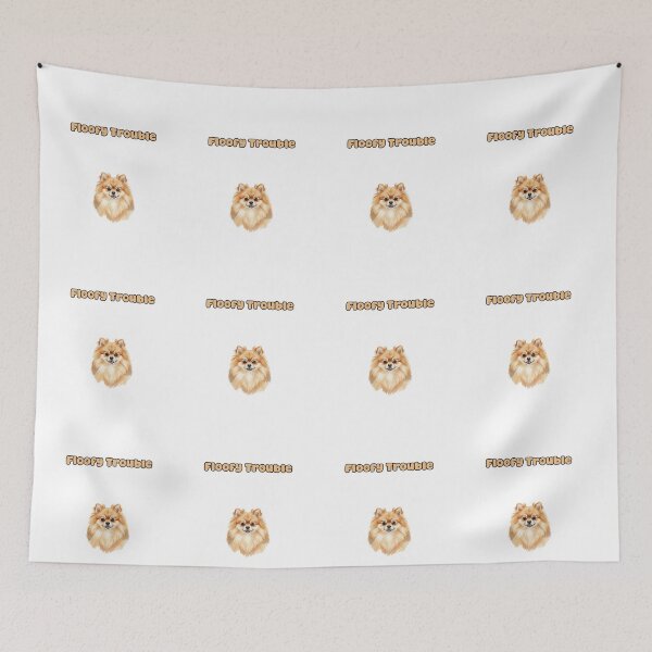 Item preview, Floofy Trouble Mischievous Fluffy Dog Lover designed and sold by NatureUnleashed.