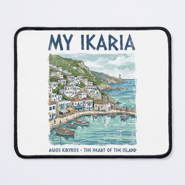 Item preview, Agios Kirykos Ikaria Greece - My Ikaria Travel Art designed and sold by SoulTreasures.