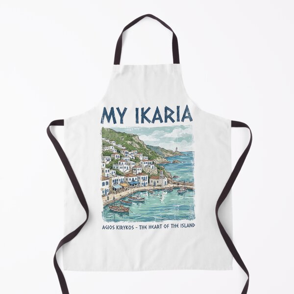 Item preview, Agios Kirykos Ikaria Greece - My Ikaria Travel Art designed and sold by SoulTreasures.