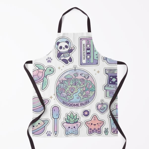 Item preview, Cute Cosmic Adventure - Pastel Panda Astronaut & Stardust Arcade designed and sold by Csstoree.